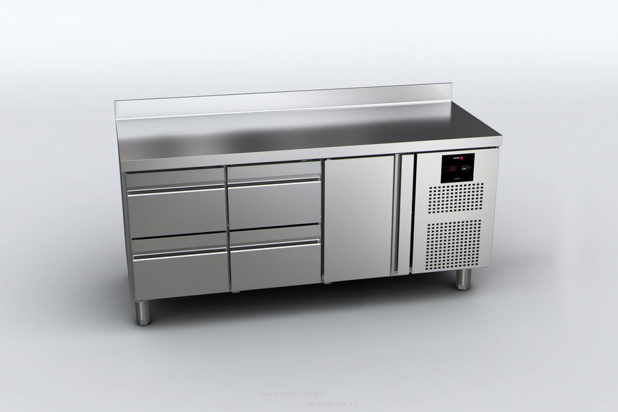 Chladicí stůl pro gastronádoby 1/1  - EMFP-180-GN HHD