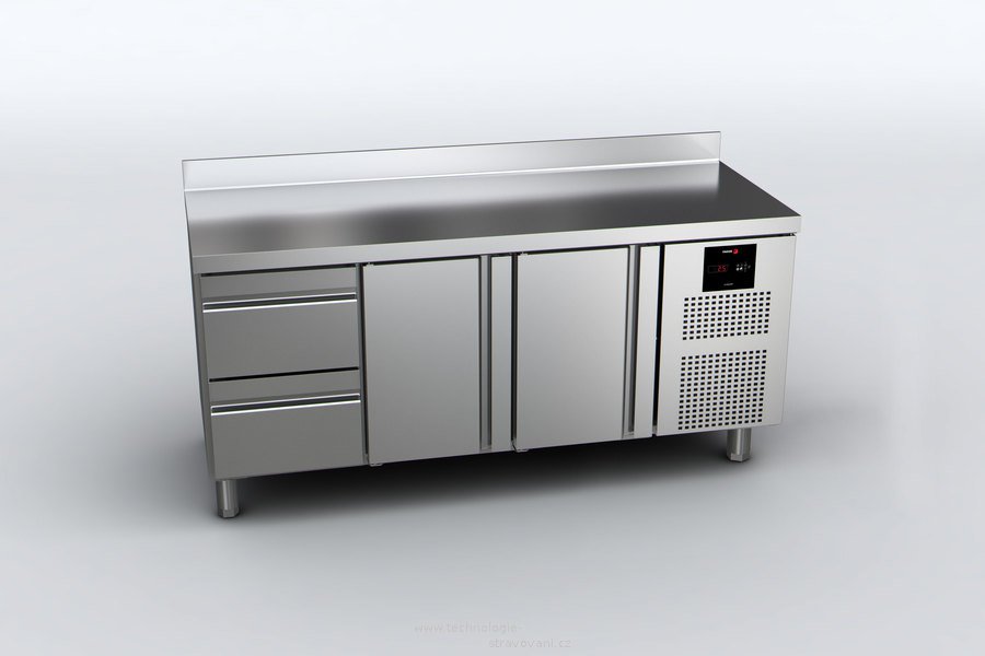 Chladicí stůl pro gastronádoby 1/1  - EMFP-180-GN HDD
